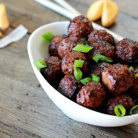 Slow Cooked Asian Meatballs - Recipe photo by 5dinners1hour