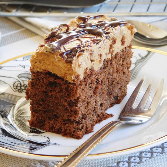 Coffee Cake with Coffee Frosting - Recipe photo by simplyromanesco