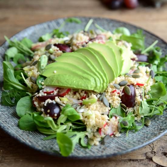 Vegan Quinoa Salad - Recipe photo by waffleandwhisk
