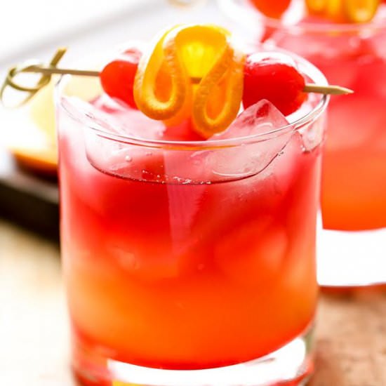 Tropical Bay Breeze Cocktail - Recipe photo by SpendWithPennies