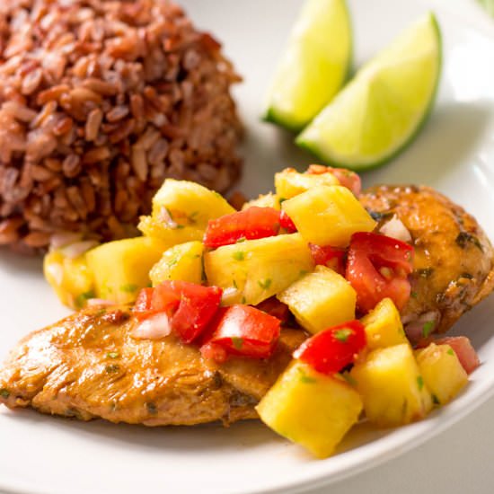 Pan Seared Chili Lime Chicken - Recipe photo by Leelalicious