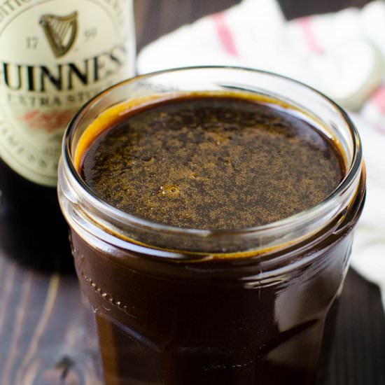 Luscious Stout Caramel Sauce - Recipe photo by garlic and zest