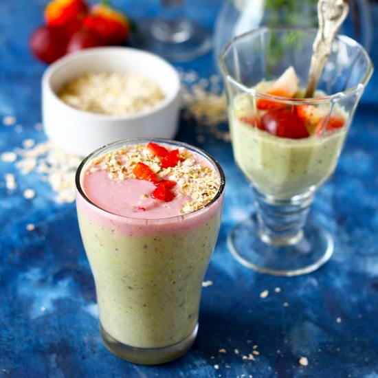 Kiwi Strawberry Smoothie - Recipe photo by Funfoodandfrolic