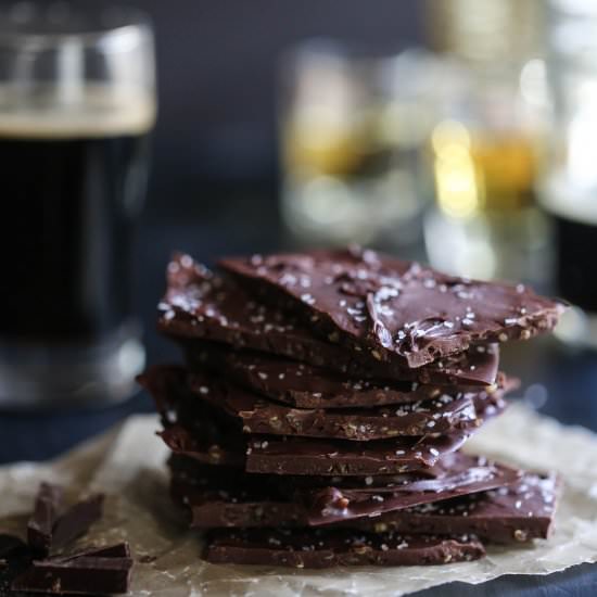 Guinness Chocolate Quinoa Bark - Recipe photo by griermountain