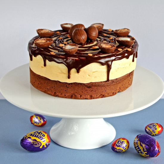 Creme Egg Mousse Cake – GF - Recipe photo by glutenfreealchemist