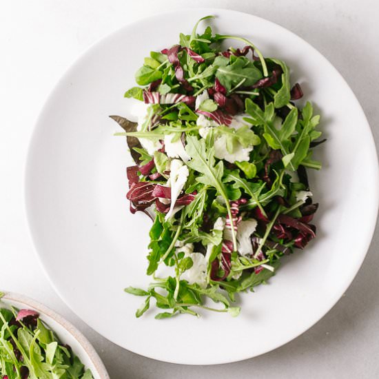 Watercress Arugula Salad - Recipe photo by rootingthesun