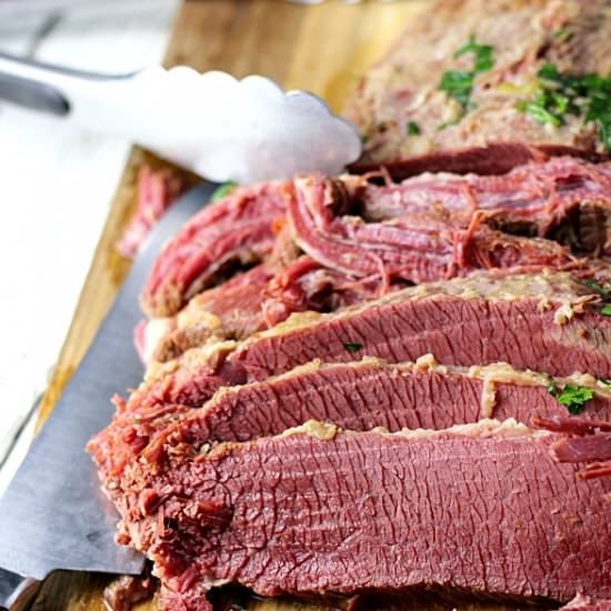 Slow Cooker Corned Beef - Recipe photo by mannaandspice