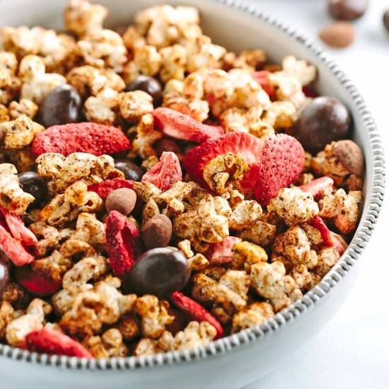 Chocolate Almond Aztec Popcorn - Recipe photo by Jessica Gavin