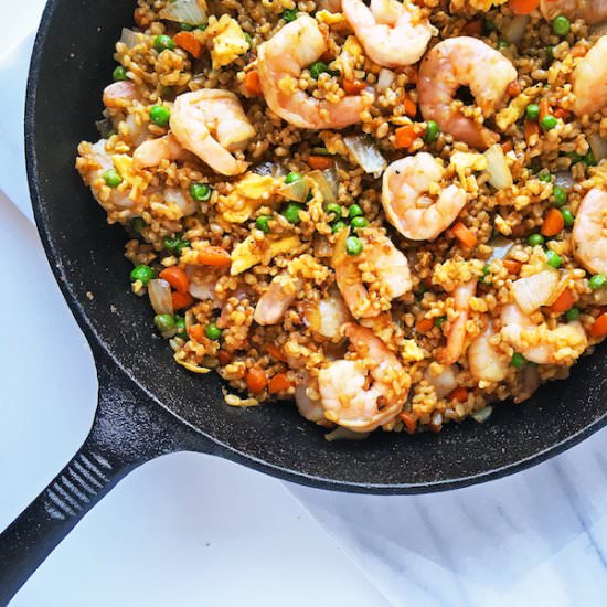 Shrimp Fried Rice - Recipe photo by Baked Ambrosia