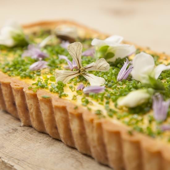 Asparagus and Hollandaise Tart - Recipe photo by MeccaGBC
