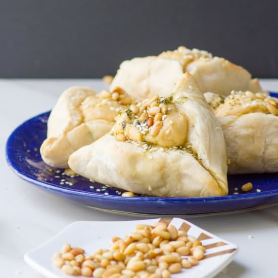 Pita and Hummus Hamantaschen - Recipe photo by WhatJewWannaEat