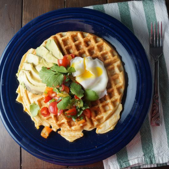 Savory Waffles - Recipe photo by wifromscratch