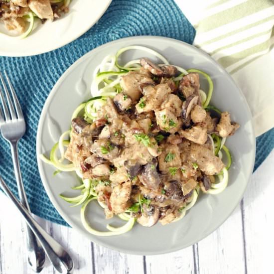 Chicken with Creamy Mushroom Sauce - Recipe photo by realsimplegood