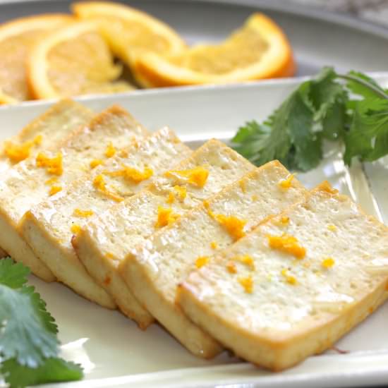 Orange Baked Tofu - Recipe photo by alittlesage