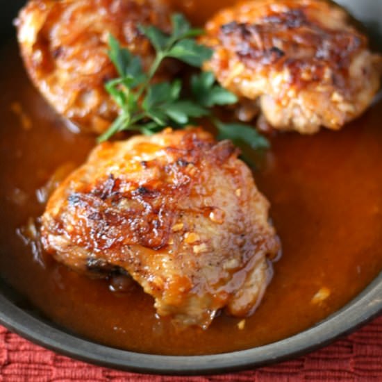 Apricot Chicken - Recipe photo by HautePepper