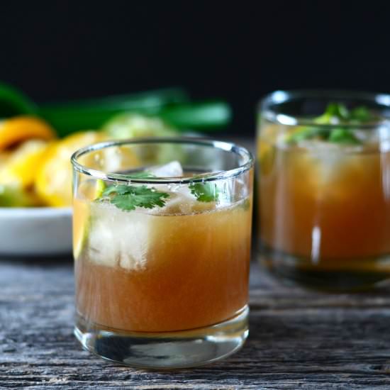 Sweet Lime Ginger Rum Cocktail - Recipe photo by ALifeWellConsumed