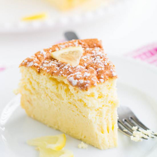 Lemon Souffle Cheesecake - Recipe photo by Shineshka