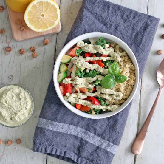 Lemon and Basil Tigernut Bowl - Recipe photo by aplantbasedsoul