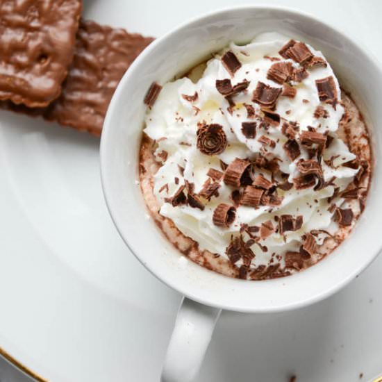 Creamy Irish Mocha Latte - Recipe photo by garlic and zest