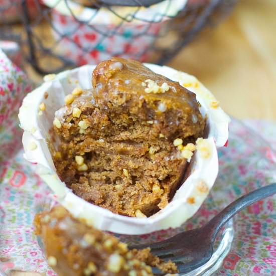Hazelnut Muffins & Bergamot Icing - Recipe photo by Flobonneschoses