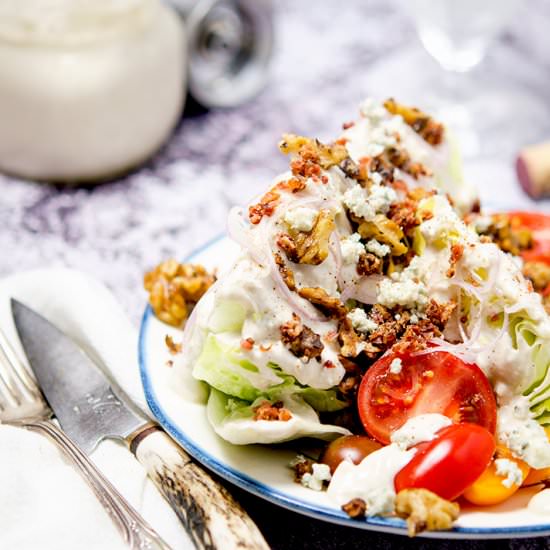 Ultimate Iceberg Wedge Salad - Recipe photo by IdRatherBeaChef