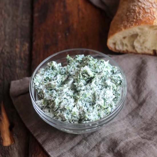 Healthy Spinach and Ricotta Spread - Recipe photo by susanstable