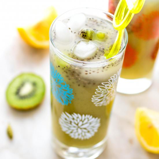 Kiwi Lime Lemonade - Recipe photo by easybabymeals