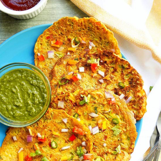 Savory Chickpea Flour Crepes - Recipe photo by Aromatic Essence