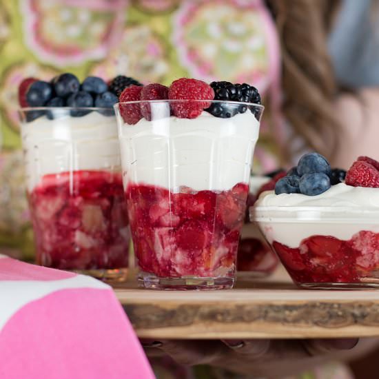 Cherry Pie Cheesecake Cups - Recipe photo by xoxoBella