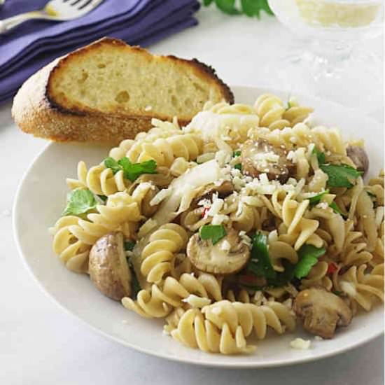 Kamut Pasta with Fennel - Recipe photo by Savorthebest