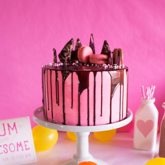Sky High Party Mud Cake - Recipe photo by Cassie Cakes