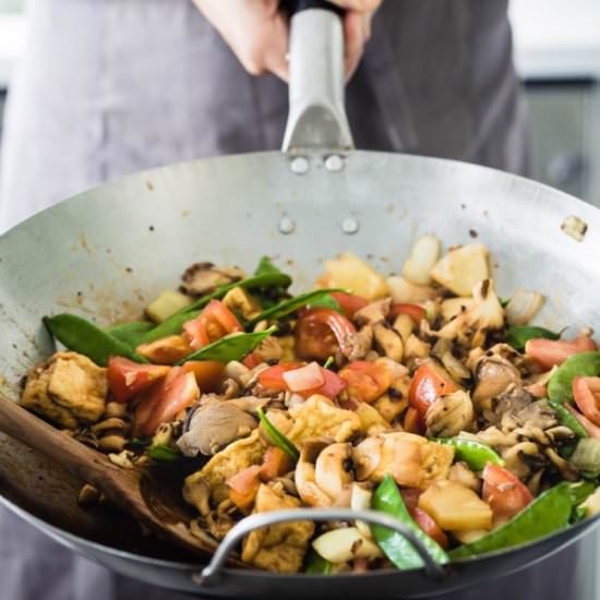 Sweet and Sour Tofu with Vegetables - Recipe photo by EatGood4Life