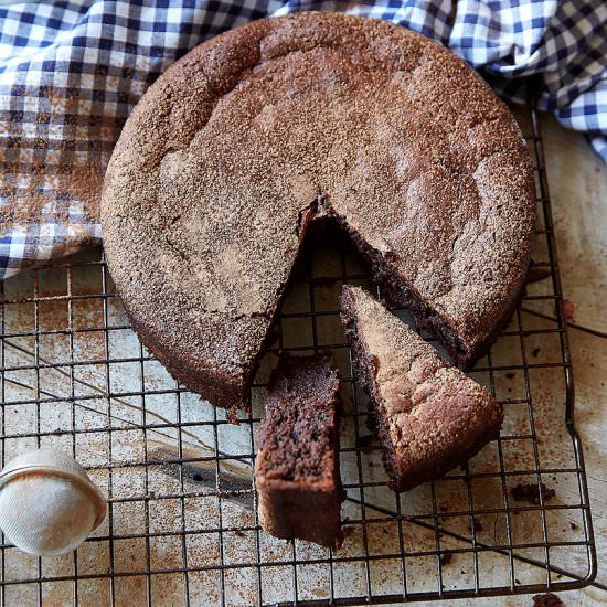 Healthy Chocolate Mud Cake - Recipe photo by A Conscious Collection