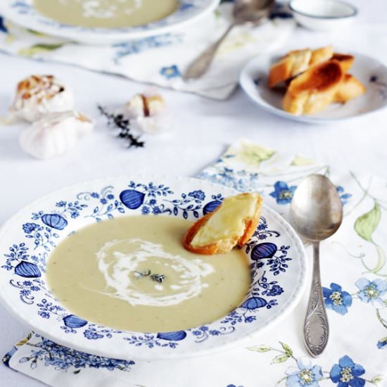 Roasted garlic soup - Recipe photo by Netqa86