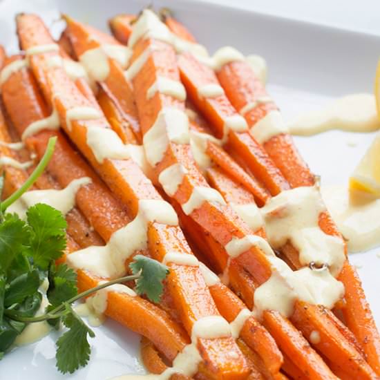 Moroccan Roasted Carrots - Recipe photo by thelemonbowl