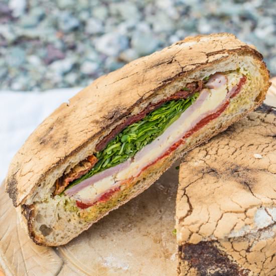 Pressed Picnic Sandwich - Recipe photo by HedgeComber