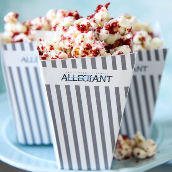 Red Velvet Popcorn - Recipe photo by momadvice