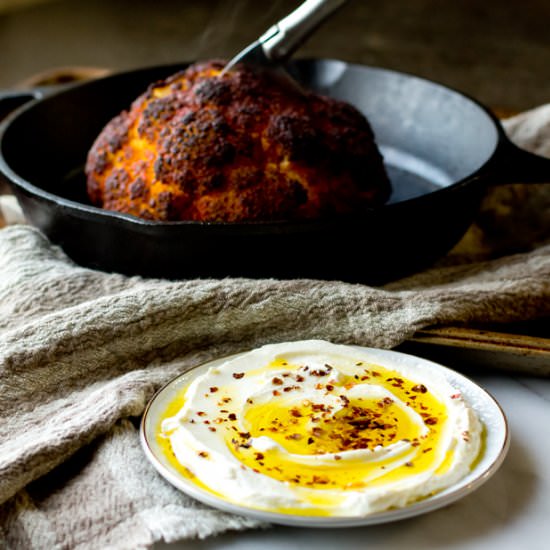 Roasted Cauliflower and Goat Cheese - Recipe photo by TheGourmetGourmand
