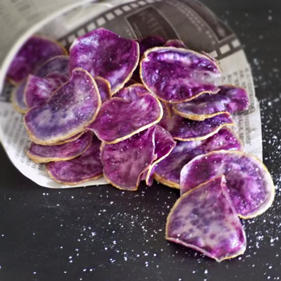 Okinawan Potato Chips - Recipe photo by Yum Notes