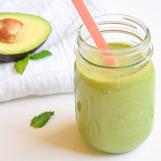 Skinny Shamrock Protein Shake - Recipe photo by tastythin