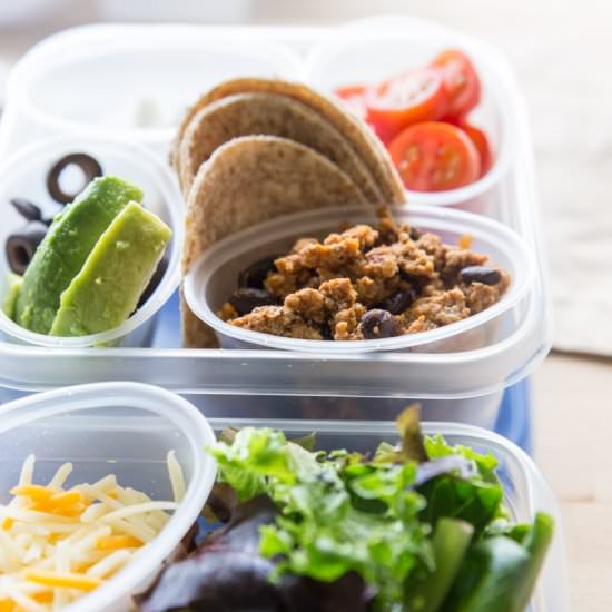Mini Taco Bar - Recipe photo by triedandtasty