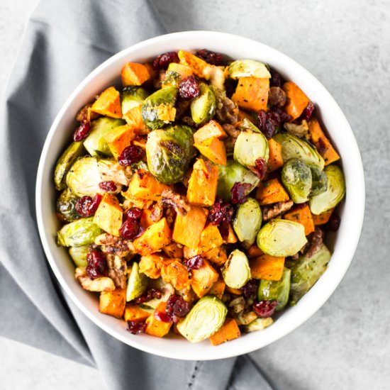 Oven Roasted Brussel Sprouts - Recipe photo by KitchenOfEatin
