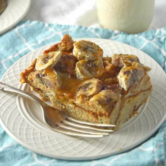 Bananas Foster French Toast Bake - Recipe photo by katemovingforward