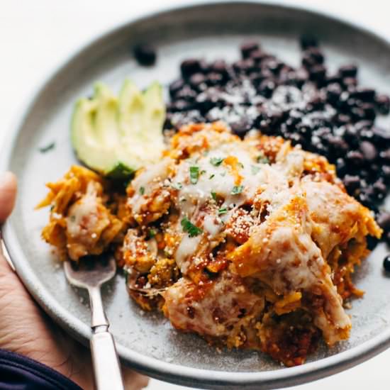 Chipotle Sofritas Casserole - Recipe photo by pinchofyum