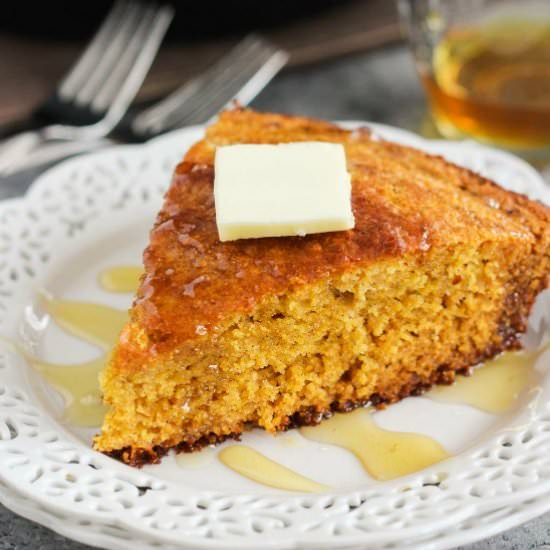 Skillet Honey Cornbread - Recipe photo by pumpkinnspice