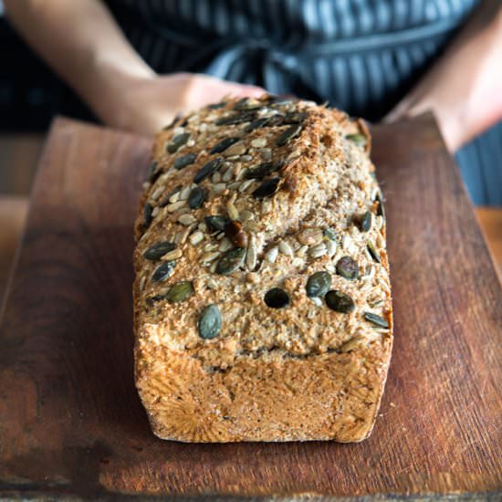 Seeded Irish Brown Bread - Recipe photo by wild greens