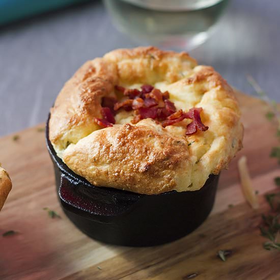 Potato Soufflé with Roasted Garlic - Recipe photo by Cooks With Cocktails