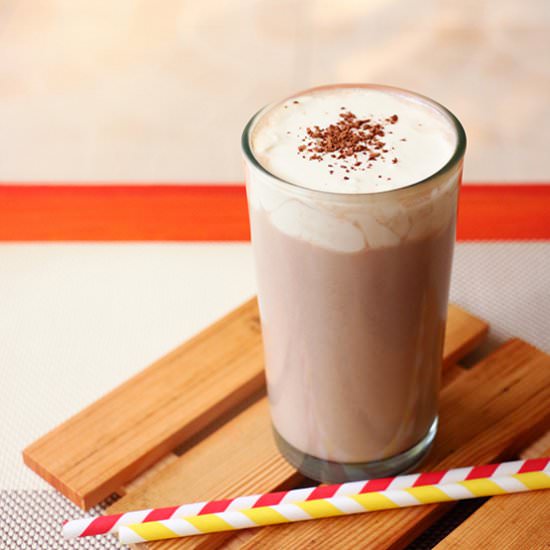 Salted Cheese Milk Chocolate Float - Recipe photo by When Hungry