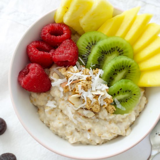 Coconut Steel Cut Oats - Recipe photo by OhSoDelicioso