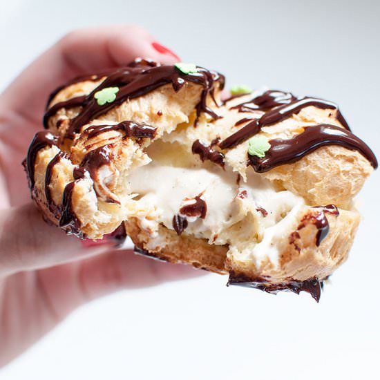 Baileys Cream Puffs - Recipe photo by chickytreats
